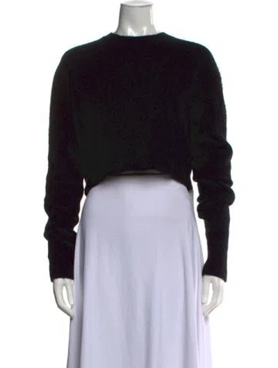 Pre-owned Allsaints Crew Neck Sweater In Black