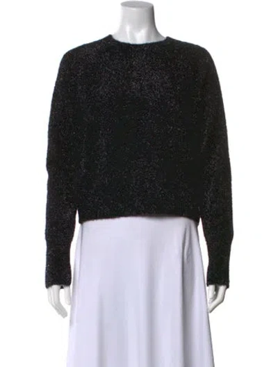 Pre-owned Allsaints Crew Neck Sweater In Black