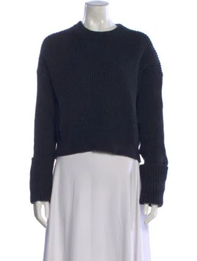 Pre-owned Allsaints Crew Neck Sweater In Blue