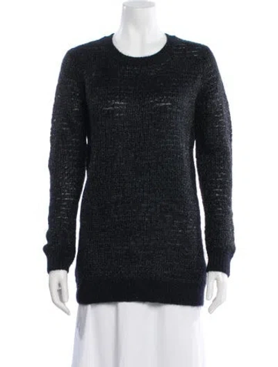 Pre-owned Allsaints Crew Neck Sweater In Blue