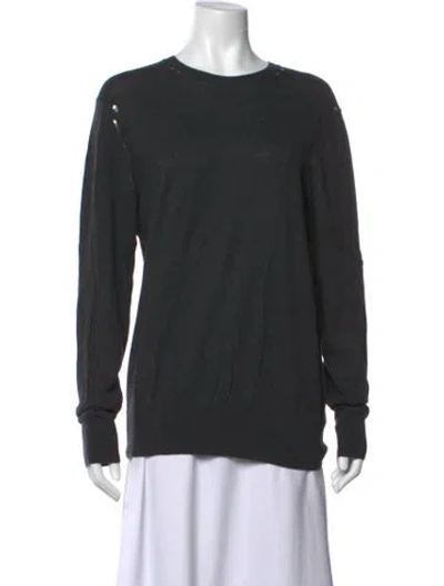Pre-owned Allsaints Crew Neck Sweater In Blue