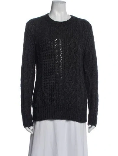 Pre-owned Allsaints Crew Neck Sweater In Blue