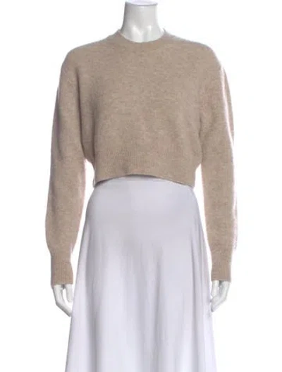 Pre-owned Allsaints Crew Neck Sweater In Brown