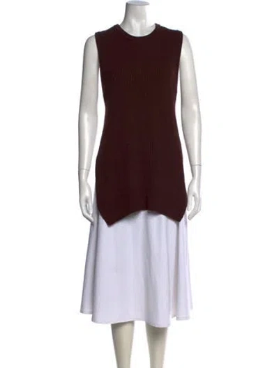 Pre-owned Allsaints Crew Neck Sweater In Brown