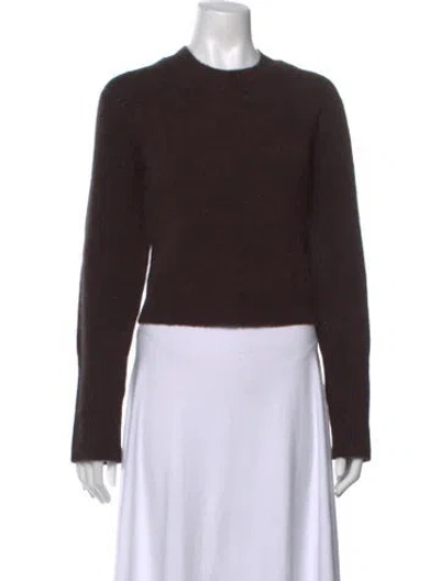 Pre-owned Allsaints Crew Neck Sweater In Brown
