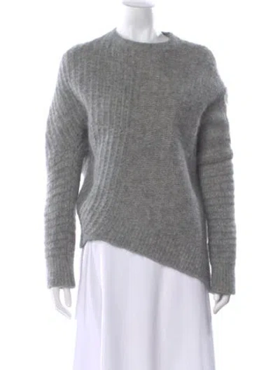 Pre-owned Allsaints Crew Neck Sweater In Gray