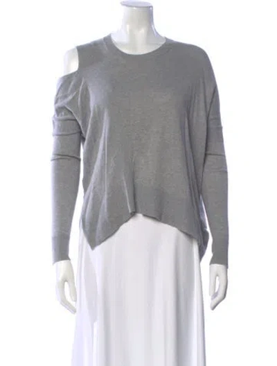 Pre-owned Allsaints Crew Neck Sweater In Gray