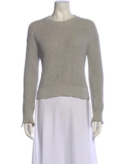 Pre-owned Allsaints Crew Neck Sweater In Gray
