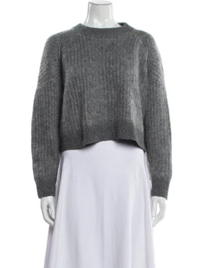 Pre-owned Allsaints Crew Neck Sweater In Gray