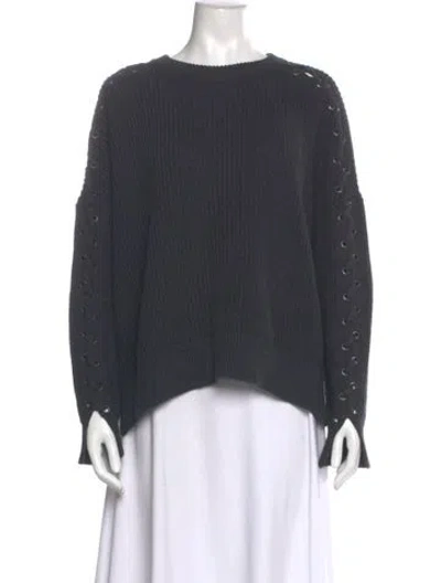 Pre-owned Allsaints Crew Neck Sweater In Gray