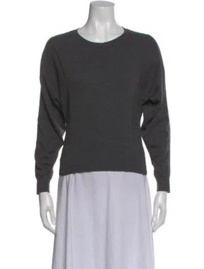 Pre-owned Allsaints Crew Neck Sweater In Gray