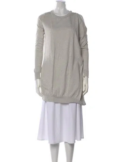 Pre-owned Allsaints Crew Neck Sweater In Gray