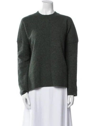 Pre-owned Allsaints Crew Neck Sweater In Green