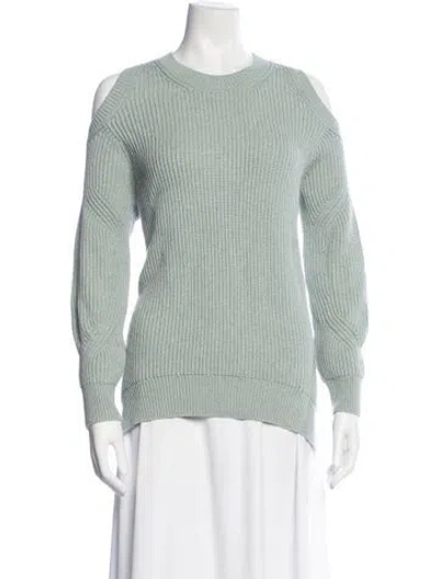 Pre-owned Allsaints Crew Neck Sweater In Green