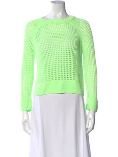 Pre-owned Allsaints Crew Neck Sweater In Green