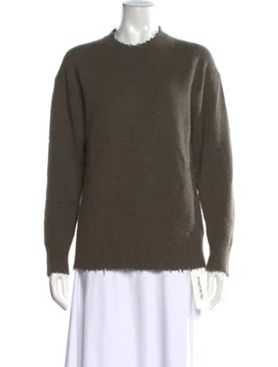 Pre-owned Allsaints Crew Neck Sweater In Green
