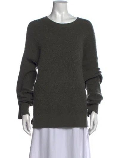 Pre-owned Allsaints Crew Neck Sweater In Green