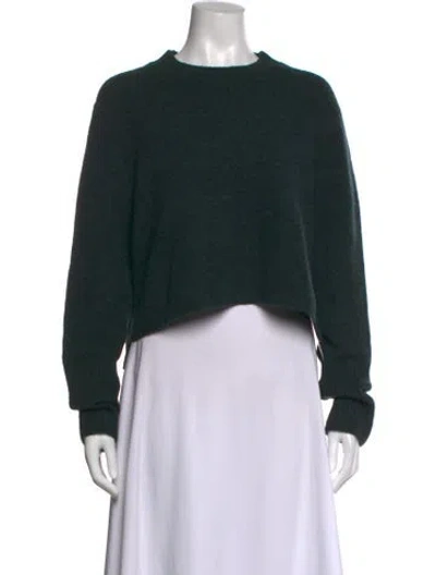 Pre-owned Allsaints Crew Neck Sweater In Green