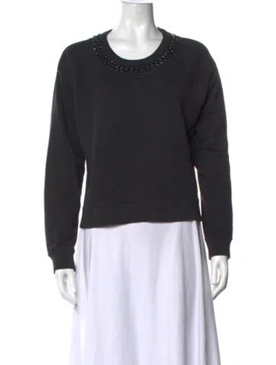 Pre-owned Allsaints Crew Neck Sweater In Grey