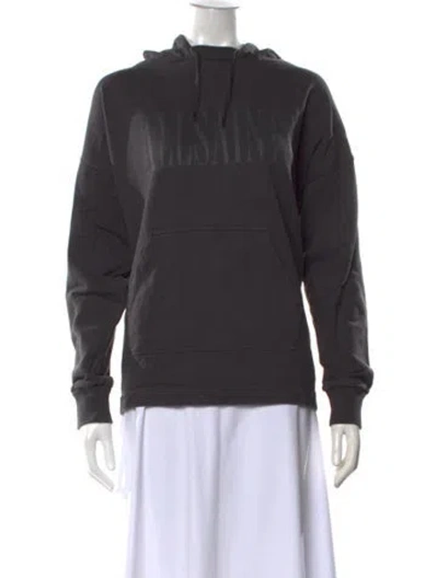 Pre-owned Allsaints Crew Neck Sweater In Grey