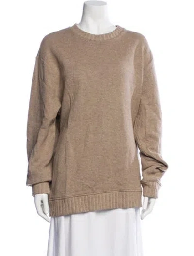 Pre-owned Allsaints Crew Neck Sweater In Neutral