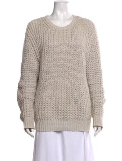 Pre-owned Allsaints Crew Neck Sweater In Neutrals
