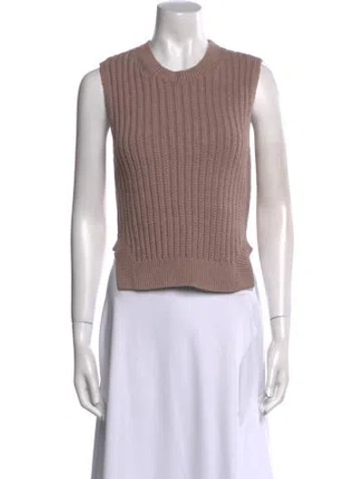 Pre-owned Allsaints Crew Neck Sweater In Pink