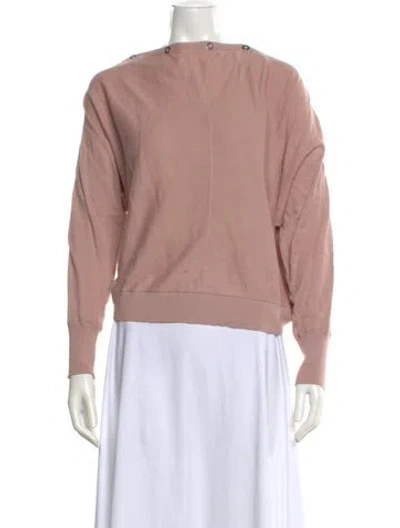 Pre-owned Allsaints Crew Neck Sweater In Pink