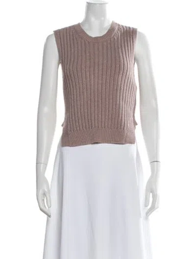 Pre-owned Allsaints Crew Neck Sweater In Pink