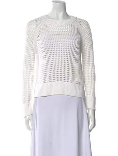 Pre-owned Allsaints Crew Neck Sweater In White