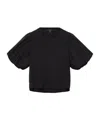 Allsaints Jess Relaxed Voluminous T-shirt In Black