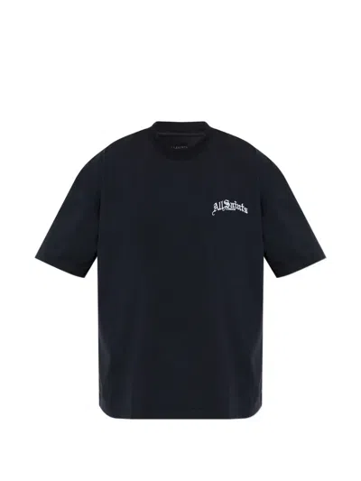Allsaints Crew Neck T-shirt In Black