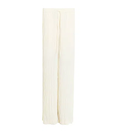 ALLSAINTS CRINKLED CARAMIN TROUSERS
