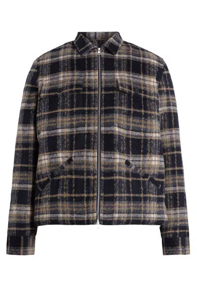 Allsaints Crosby Jacket In Blue
