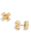 Allsaints Cross Pyramid Stud Earrings