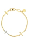 Allsaints Cross Station Bracelet