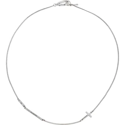 Allsaints Cross Station Necklace