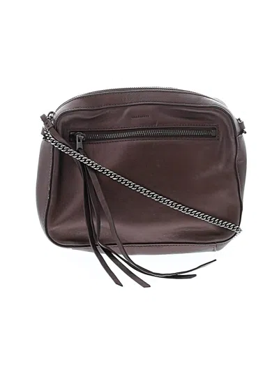 Pre-owned Allsaints Crossbody Bag In Brown