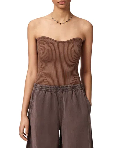 ALLSAINTS CRUZ BANDEAU TOP