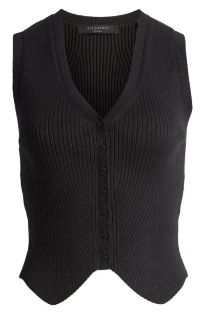 ALLSAINTS CRUZ RIB VEST