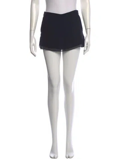 Pre-owned Allsaints Crystal Embellishments Mini Skirt In Black