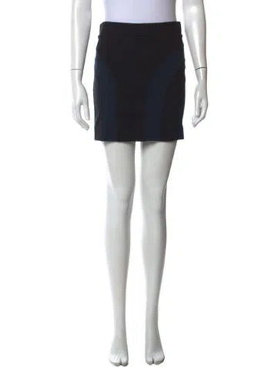 Pre-owned Allsaints Crystal Embellishments Mini Skirt In Black
