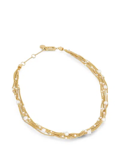 Allsaints Curb-chain Necklace In Gold