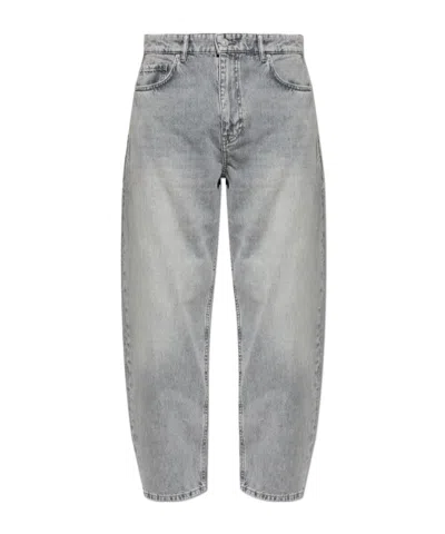 Allsaints Curve Tapered Jeans In Blue