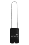 ALLSAINTS CYBELLE ACCESS LEATHER PHONE HOLDER ON A LANYARD