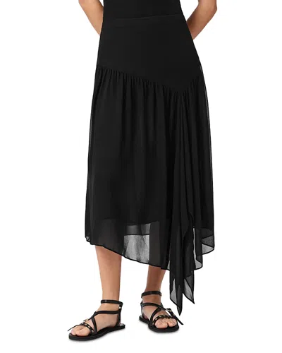 Allsaints Cyra Maxi Skirt In Black