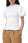 Allsaints Dael Smocked Slim Top