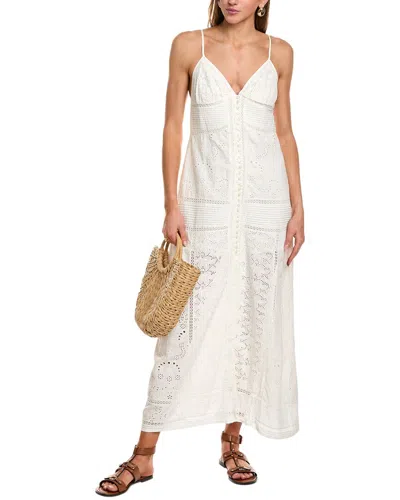 Allsaints Dahlia Maxi Dress In White