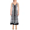 Allsaints Dahlia Rafaela Womens Printed Viscose Midi Dress
