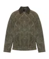Allsaints Dakota Leather Jacket In Green